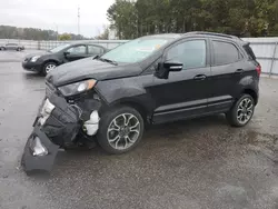 Ford Ecosport salvage cars for sale: 2019 Ford Ecosport SES