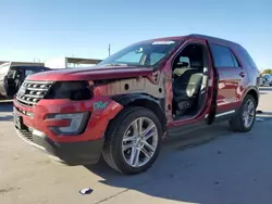 Ford Explorer xlt salvage cars for sale: 2017 Ford Explorer XLT