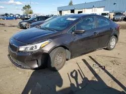 KIA Vehiculos salvage en venta: 2018 KIA Forte LX