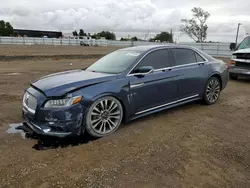 Salvage cars for sale from Copart American Canyon, CA: 2017 Lincoln Continental Reserve