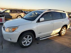 Salvage cars for sale from Copart Grand Prairie, TX: 2007 Toyota Rav4 Limited