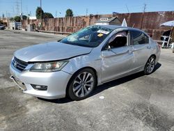 Salvage cars for sale at Wilmington, CA auction: 2015 Honda Accord Sport