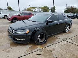 Salvage cars for sale at Oklahoma City, OK auction: 2015 Volkswagen Passat S