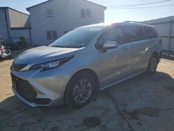 Salvage cars for sale at Windsor, NJ auction: 2021 Toyota Sienna LE