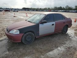 Salvage cars for sale at Houston, TX auction: 1999 Honda Civic LX