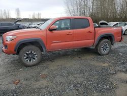 Toyota salvage cars for sale: 2017 Toyota Tacoma Double Cab