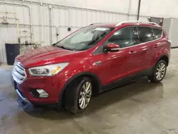 2018 Ford Escape Titanium en venta en Avon, MN