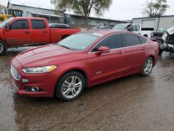 Salvage cars for sale at Albuquerque, NM auction: 2016 Ford Fusion Titanium Phev