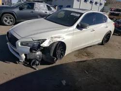 Salvage cars for sale at Anthony, TX auction: 2016 Infiniti Q50 Premium