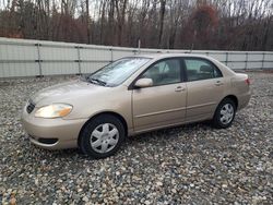 Salvage cars for sale at West Warren, MA auction: 2007 Toyota Corolla CE