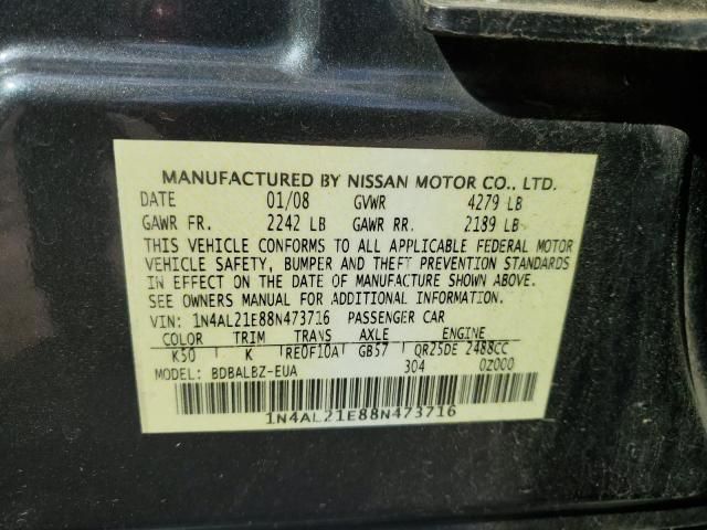 2008 Nissan Altima 2.5