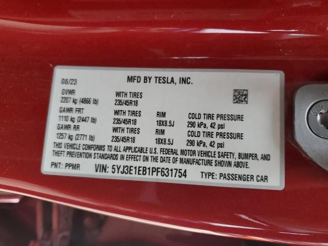 2023 Tesla Model 3