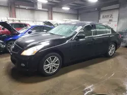 Salvage cars for sale from Copart Elgin, IL: 2012 Infiniti G37