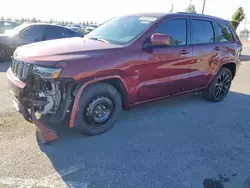 Salvage cars for sale at Rancho Cucamonga, CA auction: 2021 Jeep Grand Cherokee Laredo