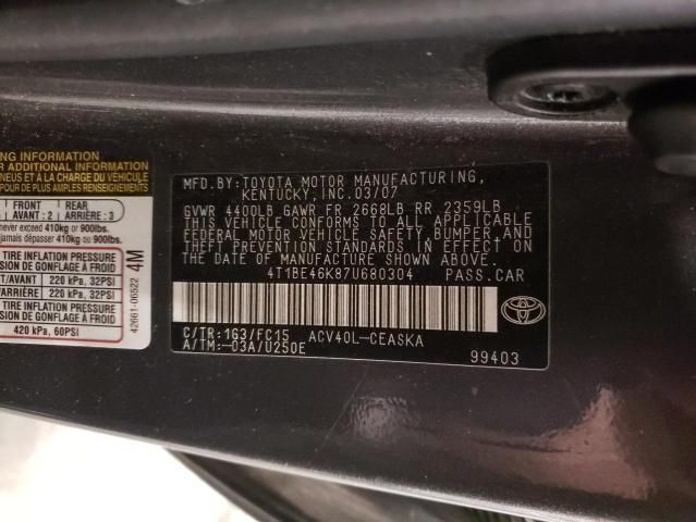 2007 Toyota Camry CE