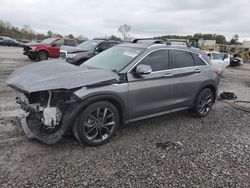 Salvage cars for sale at Hueytown, AL auction: 2022 Infiniti QX50 Autograph