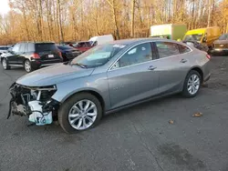 Salvage cars for sale at East Granby, CT auction: 2024 Chevrolet Malibu LT