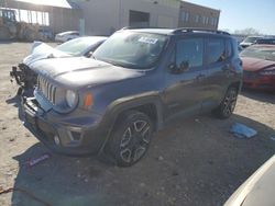 Salvage cars for sale at Kansas City, KS auction: 2019 Jeep Renegade Limited