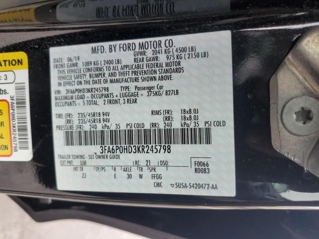 2019 Ford Fusion SE