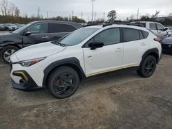 Subaru salvage cars for sale: 2024 Subaru Crosstrek Sport