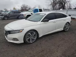 Salvage cars for sale from Copart Ontario Auction, ON: 2022 Honda Accord Sport