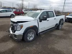 Salvage cars for sale at Montreal Est, QC auction: 2022 GMC Sierra K2500 Heavy Duty