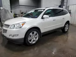 Salvage cars for sale at Ham Lake, MN auction: 2012 Chevrolet Traverse LTZ