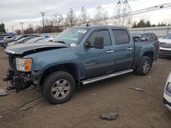 Salvage cars for sale from Copart Chicago: 2012 GMC Sierra K1500 SLT