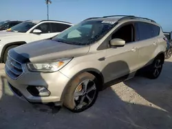 Salvage cars for sale at Riverview, FL auction: 2017 Ford Escape SE