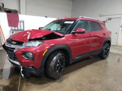 Salvage cars for sale from Copart Elgin, IL: 2021 Chevrolet Trailblazer LT