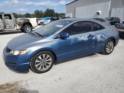 Honda salvage cars for sale: 2009 Honda Civic EX