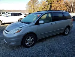 Salvage cars for sale at Concord, NC auction: 2006 Toyota Sienna XLE