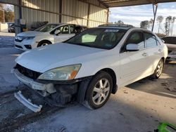 Salvage cars for sale at Cartersville, GA auction: 2005 Honda Accord EX