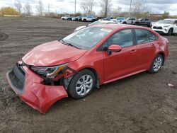 Vehiculos salvage en venta de Copart Montreal Est, QC: 2020 Toyota Corolla LE