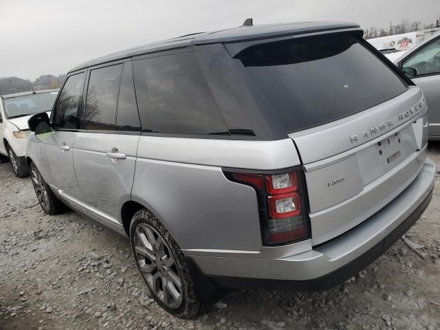 2016 Land Rover Range Rover HSE