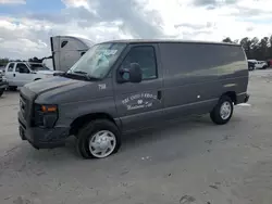 Salvage cars for sale from Copart Lumberton, NC: 2009 Ford Econoline E150 Van