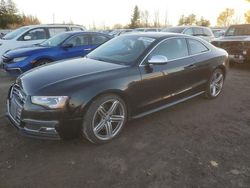 Salvage cars for sale at Bowmanville, ON auction: 2013 Audi S5 Premium