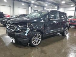 Ford Ecosport Vehiculos salvage en venta: 2018 Ford Ecosport Titanium