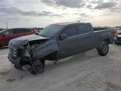 Salvage cars for sale at Arcadia, FL auction: 2016 GMC Canyon SLE