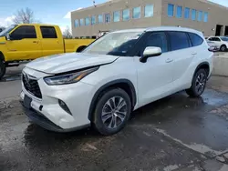 2022 Toyota Highlander XLE en venta en Littleton, CO