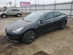 Salvage cars for sale at Chicago Heights, IL auction: 2019 Tesla Model 3