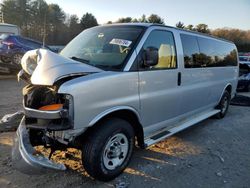 Salvage cars for sale from Copart Mendon, MA: 2010 Chevrolet Express G3500 LT