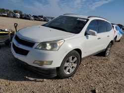 Salvage cars for sale at San Antonio, TX auction: 2012 Chevrolet Traverse LT