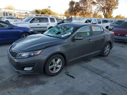 Salvage cars for sale at Sacramento, CA auction: 2014 KIA Optima LX