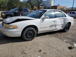 Buick salvage cars for sale: 2002 Buick Century Custom