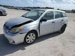 Salvage cars for sale at West Palm Beach, FL auction: 2006 Toyota Corolla Matrix XR