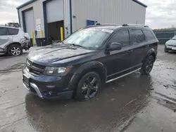 Salvage cars for sale at Duryea, PA auction: 2018 Dodge Journey Crossroad