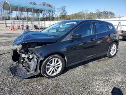 Salvage cars for sale at Spartanburg, SC auction: 2018 Ford Focus SE