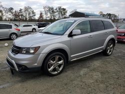 Salvage cars for sale from Copart Spartanburg, SC: 2017 Dodge Journey Crossroad