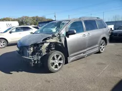 Toyota Sienna Sport Vehiculos salvage en venta: 2013 Toyota Sienna Sport